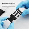 buyzg 5Pcs Dental Chair Unit Foot,Dental Chair Foot Cover Pad with Elastic Bands,Mat Cushion Pad Dustproof Toe Cover Plastic Protector Washable(B) view 3