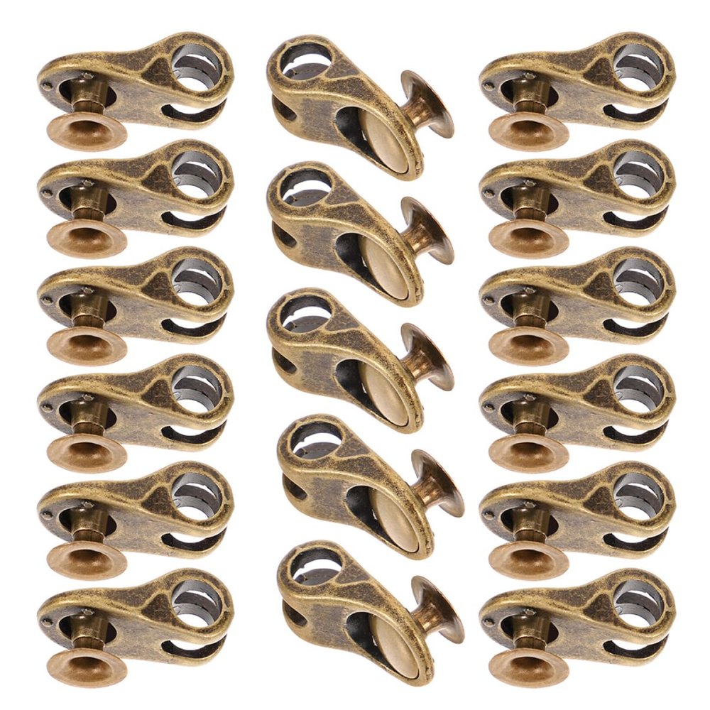 Veemoon 30pcs Hiking Shoe Buckles Boot Hooks Metal Eyelets for Outdoor Climbing Boot Repair Accessories DIY Shoelace Supplies