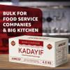 Bulk Baked Kataifi Shredded Fillo Dough, Kadayif, Toasted Katafi, 4.5kg view 4