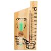 DECHOUS Wooden Hourglass Timer Light Weight Smooth Surface and, Classic Simple Design with 15-Minute Timing Suitable for Wall Mounting for Sauna in Sauna Rooms