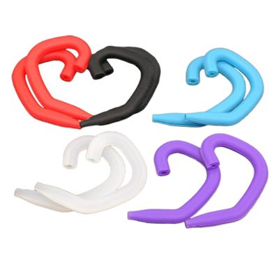 FOYTOKI 10 Pairs Silicone Mask Ear Hooks Ear Protectors for Masks Assorted Color Accessory