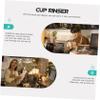 Snowflake Stainless Steel Cup Washer Head Silver for Glass view 4