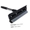 ZUNOXAZ Glass Squeegee Window Cleaning Wiper with Dual-Sided Replaceable Rubber Strip and Microfibre Scrubber Cloth for Home Car and Bathroom Glass Mirrors view 2