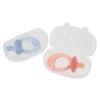 CTIRCHIU 2 Pcs Baby Silicone Toothbrush Set with Soft Food Grade Silicone Bristles, Comfortable to Use and Prevents Teeth Recession, Lightweight Design for Birthday and Baby Random Color view 1