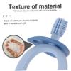 CTIRCHIU 2 Pcs Baby Silicone Toothbrush Set with Soft Food Grade Silicone Bristles, Comfortable to Use and Prevents Teeth Recession, Lightweight Design for Birthday and Baby Random Color view 3