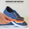 BAZEITFLOW Soft Rubber Shoe Brush for Stains Shoe Cleaning Brush Scrub Function for Laundry Cleaning Household Items for Suede Care view 3