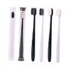 BELLIFFY Soft Micro-Nano Manual Toothbrush Black Handle with Bristles for Oral Cleaning and Sensitive Gums, Pregnancy and Postpartum Oral Care Tool for Deep Teeth Cleaning view 1