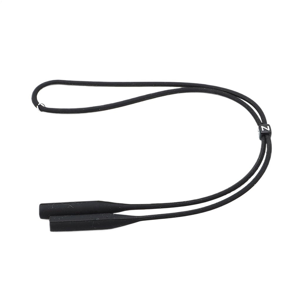 Adjustable Glasses Strap - Eye Protection Strap | Black Silicone Fit Rope Eyewear Retainer | Glasses Eyewear Eye Protector | Fixing Rope Unisex Retainer | Buckle Sports Adults Kids Men Women