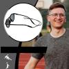 Adjustable Glasses Strap - Eye Protection Strap | Black Silicone Fit Rope Eyewear Retainer | Glasses Eyewear Eye Protector | Fixing Rope Unisex Retainer | Buckle Sports Adults Kids Men Women view 4