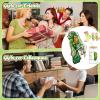 Remagr 3 Pcs Christmas Funny Pickle Lover Gifts for Women Include 60'' x 50'' Just a Girl Who Loves Pickles Throw Blanket Glass Cup with Lid Straw Socks Accessories for Xmas Birthday Teacher Mother view 4