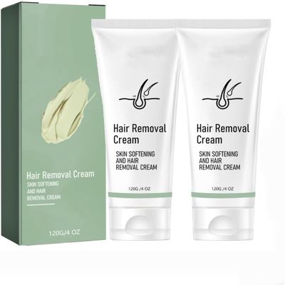 Hair Removal Cream Painless Skin Softening and Hair Removal Gel Silk Smooth Shaving Cream Gentle Facial Remover for Women For Sensitive Skins Back Arms