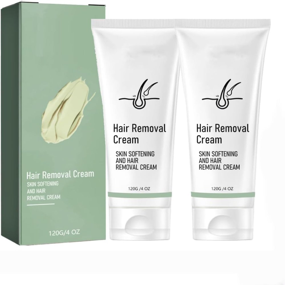 Hair Removal Cream Painless Skin Softening and Hair Removal Gel Silk Smooth Shaving Cream Gentle Facial Remover for Women For Sensitive Skins Back Arms