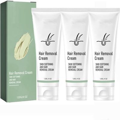 Hair Removal Cream Painless Skin Softening and Hair Removal Gel Silk Smooth Shaving Cream Gentle Facial Remover for Women For Sensitive Skins Back Arms