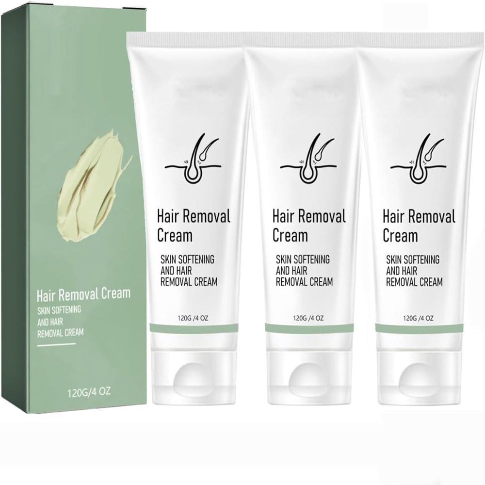 Hair Removal Cream Painless Skin Softening and Hair Removal Gel Silk Smooth Shaving Cream Gentle Facial Remover for Women For Sensitive Skins Back Arms