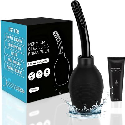224ml Anal Douche Enema Kit - Enema Bulb Douches for Men, Enemas at Home kit Shower Douche for Daily Care & Travel