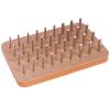 wkao Wooden Pegboard with 36 Steel Rods, Enhances Hand-Eye Coordination, Fine Motor Skills for Stroke Recovery view 1