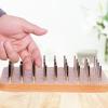 wkao Wooden Pegboard with 36 Steel Rods, Enhances Hand-Eye Coordination, Fine Motor Skills for Stroke Recovery view 3