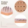 wkao Wooden Pegboard with 36 Steel Rods, Enhances Hand-Eye Coordination, Fine Motor Skills for Stroke Recovery view 4