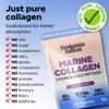 Benjamin Button Pure Marine Collagen Powder - Hydrolysed Peptides (Type I) from Wild-Caught Fish - Unflavoured, 400g - Hair, Skin, Nail, Joint & Bone Support - Halal, Keto & Paleo Friendly view 4