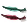Didiseaon 2pcs Denture Cleaning Brush Set Hard Bristle False Teeth Care Tool Double-Head Oral Appliance Cleaner for Elderly Dental Hygiene view 1