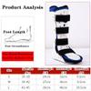 SFKLYU Plantar Fasciitis Night Splint, Sleeping Drop Foot Support, Orthopedic Sleeping Immobilizer, Unisex Night Splint Foot for Treating Plantar Fasciitis and Achilles Tendonitis,B Right,L view 2