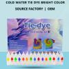 8/18 Knot Dyeing Kit for Kids and Adults, Knot-Dyeing Art Craft Kit for Kids Girls Boys Adults with White T Shirt, Backpack, Table Cloth and Apron, DIY p view 3