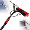 window cleaning equipment, solar panel cleaning kit window cleaning kit, extendable window cleaning pole, Water Fed Telescopic Brush Water Fed Telescopic Brush Extendable view 1