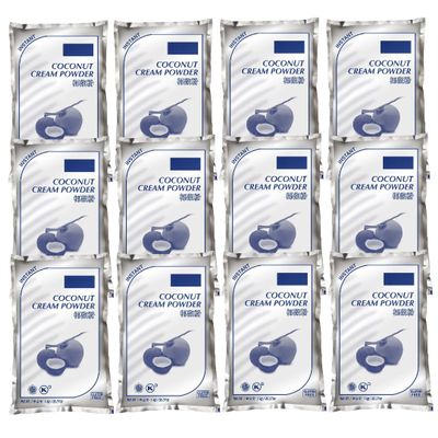 Coconut Cream Powder 12X1kg Bulk Pack Instant Coconut Milk & Cream Substitute By Kara - Ideal for Baking, Cooking, Desserts & Asian Cuisine - Rich Coconut Flavour