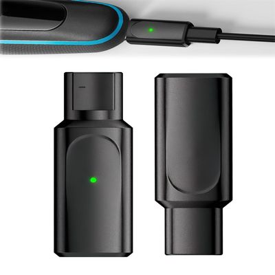 2PCS Shaver Charger Adapter for Braun, 12V Type-C Shaver Charging Converter for Braun Series 3/5/7/9/6/1/XT Serle S/HC/Silk-epil5/7/9/BG Electric Razor, Portable USB C Shaver Charger Converter