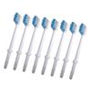 ERINGOGO Replacement Brush Heads Abs Material Designed to Clean Below The Gumline 8pcs White Colour for Effective Teeth Plaque Removal for Oral Irrigator Compatible with Most Models view 3