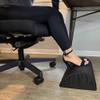 15.7 * 7.87 * 3.93in, Footrest for Under Desk, Memory Foam Foot Stool for Office or Home, Ergonomic, Improves Posture Leg Support Stool, for Foot Pain Relief, Black view 2