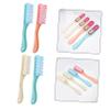 Homoyoyo 4pcs Long-handled Shoe Brush Cleaning Brush Bristles Shoes Cleaner Clothes Washing Clothing Cleaning Tool and Laundry Tasks Random Color view 2
