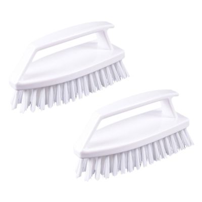 Veemoon 2Pcs Multi Functional Cleaning Brush for Clothes Shoes Fabrics Compact Laundry Assistant for Home Travel Gentle Surfaces for Kitchen and Bathroom Use