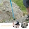 OUNONA 2pcs Slip Foot Pads for Crutches Black Walking Stick Accessories for Seniors for Outdoor Hiking and Indoor Use view 3