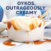 Luxury Greek Yogurt Pots 4x110g - Oykos Yoghurt Multipack Healthy Gluten Free Dessert (Salted Caramel) view 3