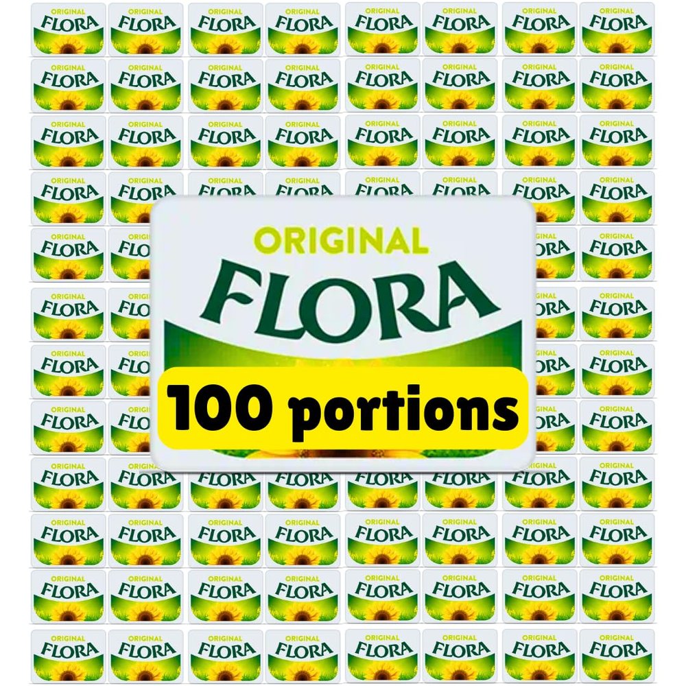 Floras spread - Vegan butter spreadable mini portions (100 x 10g)
