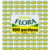 Floras spread - Vegan butter spreadable mini portions (100 x 10g) view 1