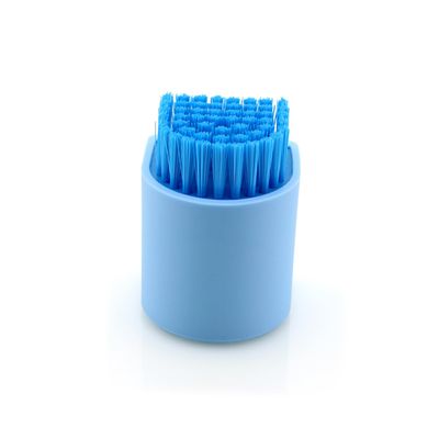 Veemoon Silica Gel Laundry Brush Mini Scrubbing Brush for Clothes and Trousers Blue