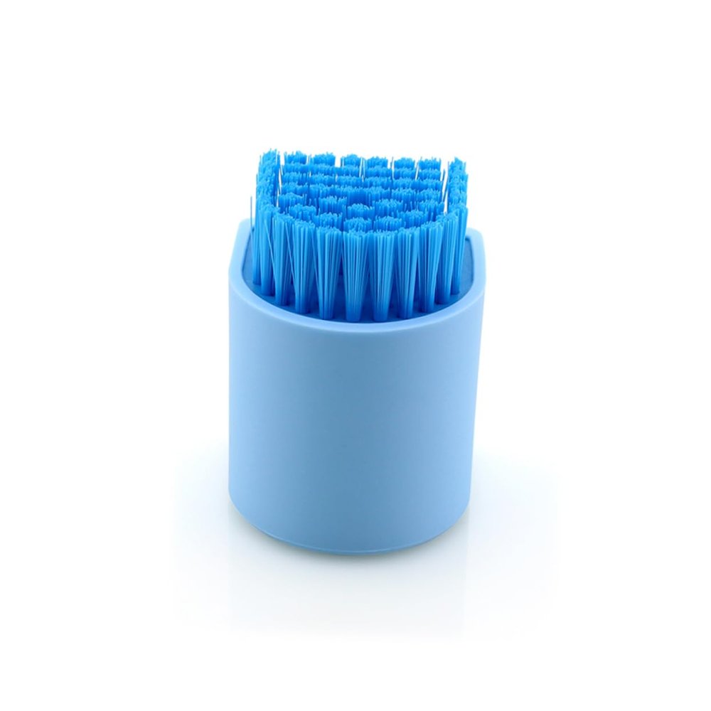 Veemoon Silica Gel Laundry Brush Mini Scrubbing Brush for Clothes and Trousers Blue