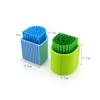 Veemoon Silica Gel Laundry Brush Mini Scrubbing Brush for Clothes and Trousers Blue view 2
