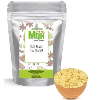 MQH Wholefoods Free Range Whole Egg Powder Baking Cooking Scrambles Eggs Omlettes Premium Quality! (500g)