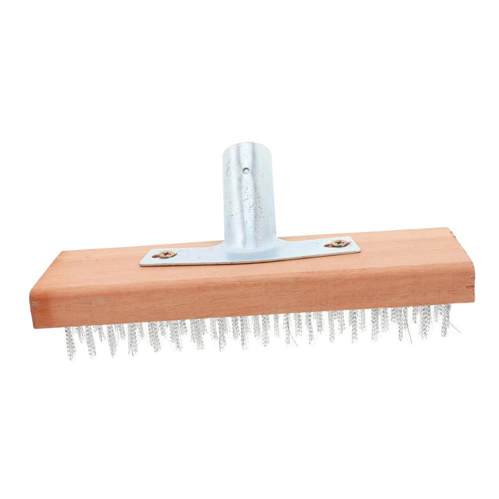 Wire Broom Brush and Scrubbing for Moss Removal Stainless Steel