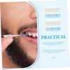 TOPPERFUN 80Pcs Interdental Brushes for Oral Care Flexible Tooth Cleaning Tool Prevent Tooth Decay Gum Issues for Braces Narrow Gaps of Brushes Each Blue view 3