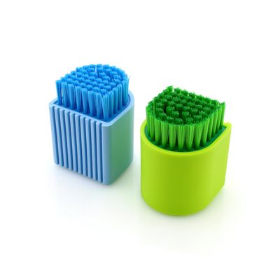 VICASKY Creative Silicone Mini Scrubbing Brush for Laundry Cleaning Blue Multipurpose Use Clothes and Shoes
