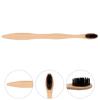 Beaupretty 6pcs Natural Biodegradable Bamboo Toothbrushes Bristles Toothbrush for Home Travel Use view 3