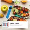 Didiseaon 6pcs Lunch Box Straps Bento Box Straps Accessories Elastic Band School Bento Holder Elastic Rope view 3