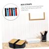 Didiseaon 6pcs Lunch Box Straps Bento Box Straps Accessories Elastic Band School Bento Holder Elastic Rope view 4