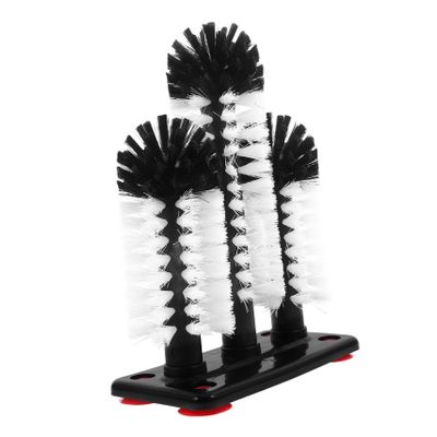 1 Set Removable Cleaning Brush with Suction Base Gentle and Portable Water Bottle Cup and for Household Use Versatile Brush for