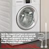 Magnetic Washer Door Prop, Flexible Washing Machine Door Holder, Removable Doors Stopper for Most Washing Machines with Strong Rubber Material Grip, Effortless Relocation, 1.6x17 inches view 4