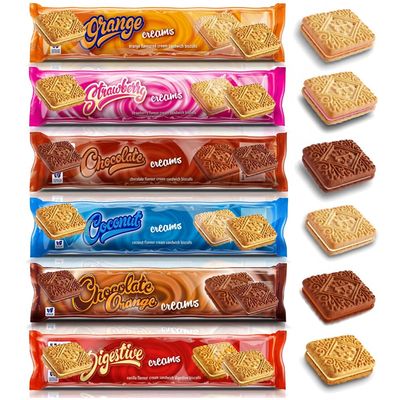 Hills Creams Biscuiits 150g Assorted Cream-Filled Biscuits Random Mixed Flavours (6 x Random Mixed Biscuits)